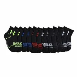 Under Armour SHOP 5 Baby / Toddler Boy Under Armour 6-Pack Essential Quarter Socks Black