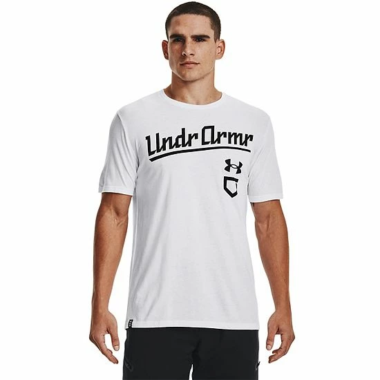 Men's Under Armour Baseball Script Tee Royal 1 Men's Under Armour Baseball Script Tee Royal