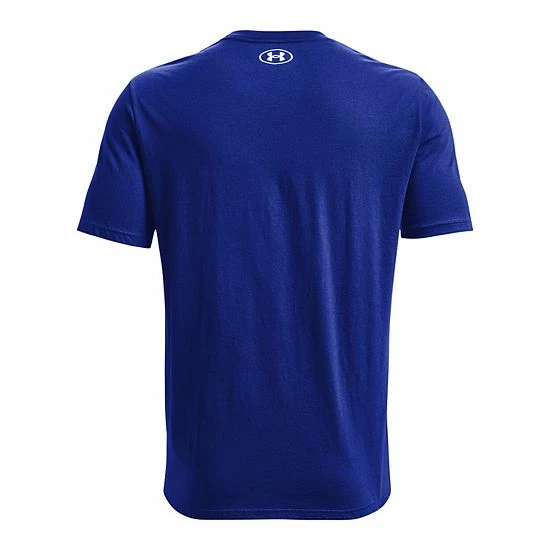 Men's Under Armour Baseball Script Tee Royal 5 Men's Under Armour Baseball Script Tee Royal - Image 5