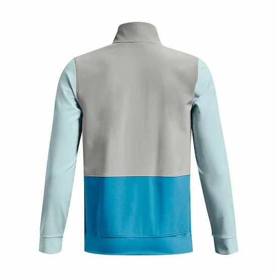 Boys 8-20 Under Armour Woven Half-Zip Pullover Blue 2 Boys 8-20 Under Armour Woven Half-Zip Pullover Blue - Image 2