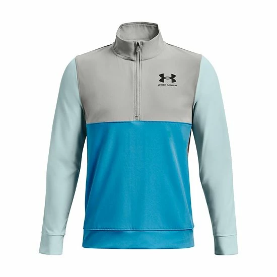 Boys 8-20 Under Armour Woven Half-Zip Pullover Blue 4 Boys 8-20 Under Armour Woven Half-Zip Pullover Blue - Image 4