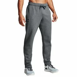 Big & Tall Under Armour Rival Fleece Pants Light Gray Heather