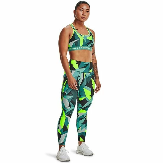 Women's Under Armour HeatGear® Printed No-Slip Waistband 7/8 Ankle Leggings Black Rose 3 Women's Under Armour HeatGear® Printed No-Slip Waistband 7/8 Ankle Leggings Black Rose - Image 3