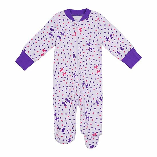 Baby Girl Under Armour Allover Polka Dot Print Sleep & Play 1 Baby Girl Under Armour Allover Polka Dot Print Sleep & Play