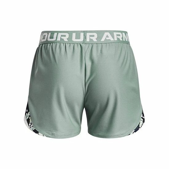 Girls 7-16 Under Armour UA Play Up Tri-Color Shorts Black 2 Girls 7-16 Under Armour UA Play Up Tri-Color Shorts Black - Image 2