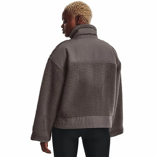 Women's Under Armour Legacy Sherpa Full-Zip Jacket Deco Rose 2 Women's Under Armour Legacy Sherpa Full-Zip Jacket Deco Rose - Image 2