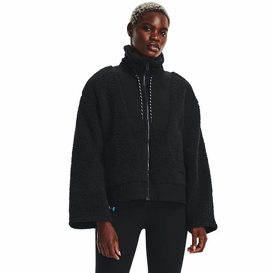 Women's Under Armour Legacy Sherpa Full-Zip Jacket Deco Rose 8 Women's Under Armour Legacy Sherpa Full-Zip Jacket Deco Rose - Image 8