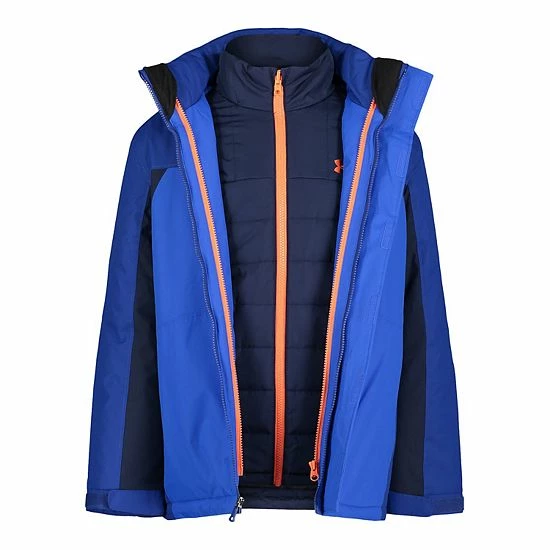 Boys 8-20 Under Armour Westward 3-in-1 Heavy Weight Jacket Versa Blue 2 Boys 8-20 Under Armour Westward 3-in-1 Heavy Weight Jacket Versa Blue - Image 2