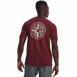 Men's Under Armour Engineered Compass Tee Chestnut Red -Under Armour SHOP unnamed file 5122