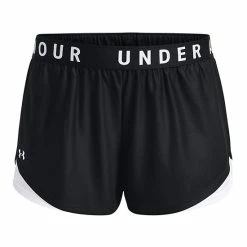 Plus Size Under Armour Play Up 3.0 Shorts Black Rose