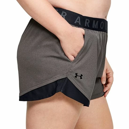 Plus Size Under Armour Play Up 3.0 Shorts Black Rose 8 Plus Size Under Armour Play Up 3.0 Shorts Black Rose - Image 8
