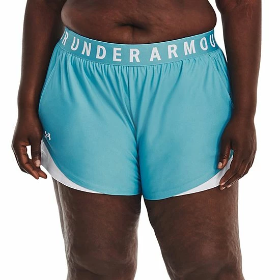 Plus Size Under Armour Play Up 3.0 Shorts Black Rose 19 Plus Size Under Armour Play Up 3.0 Shorts Black Rose - Image 19