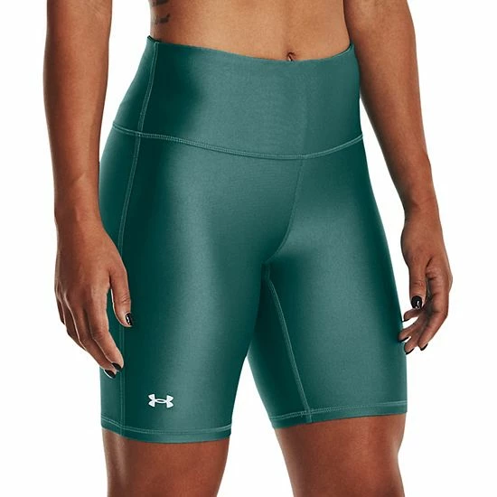 Women's Under Armour HeatGear® 8-in. Bike Shorts Versa Blue 17 Women's Under Armour HeatGear® 8-in. Bike Shorts Versa Blue - Image 17