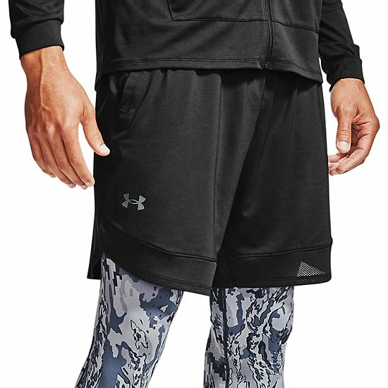 Men's Under Armour Stretch Training Shorts Pitch Gray 6 Men's Under Armour Stretch Training Shorts Pitch Gray - Image 6