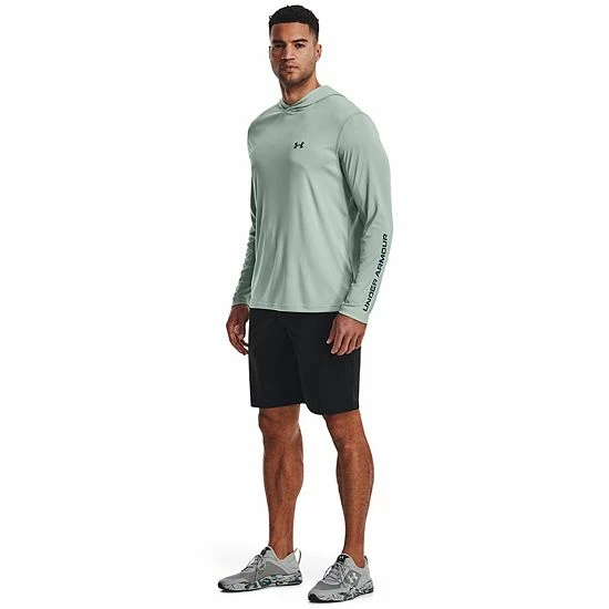 Men's Under Armour Drift Tide UA Tech™ Knit Crewneck Tee Downpour Gray 3 Men's Under Armour Drift Tide UA Tech™ Knit Crewneck Tee Downpour Gray - Image 3