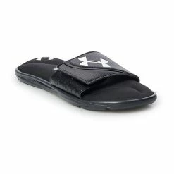 Under Armour Ignite VI Kids' Slide Sandals White Black Black
