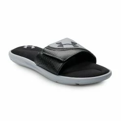 Under Armour Ignite VI Kids' Slide Sandals White Black Black 20 Under Armour Ignite VI Kids' Slide Sandals White Black Black -Under Armour SHOP unnamed file 5346