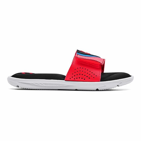 Under Armour Ignite VI Kids' Slide Sandals White Black Black 14 Under Armour Ignite VI Kids' Slide Sandals White Black Black - Image 14