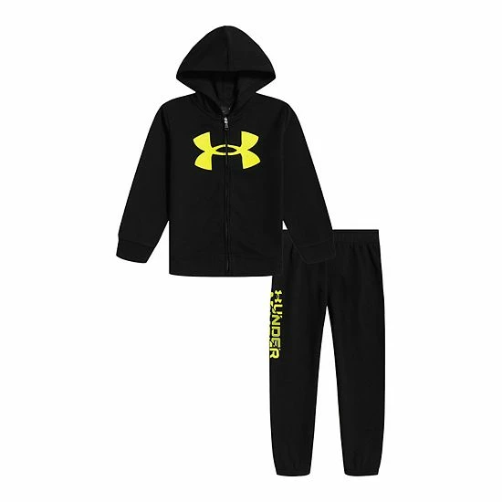 Boys 4-7 Under Armour Black & Yellow Logo Graphic Hoodie & Wordmark Jogger Pants Set 1 Boys 4-7 Under Armour Black & Yellow Logo Graphic Hoodie & Wordmark Jogger Pants Set