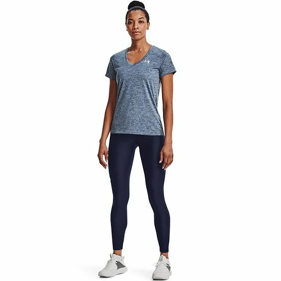 Women's Under Armour Tech™ Twist V-Neck Tee Black 3 Women's Under Armour Tech™ Twist V-Neck Tee Black - Image 3