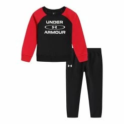 Boys 4-7 Under Armour Raglan Sleeve Pullover Graphic Sweatshirt & Jogger Pants Set