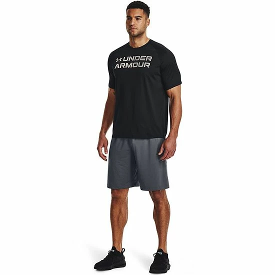 Men's Under Armour Gradient Tech 2.0 Tee Tempered Steel 3 Men's Under Armour Gradient Tech 2.0 Tee Tempered Steel - Image 3