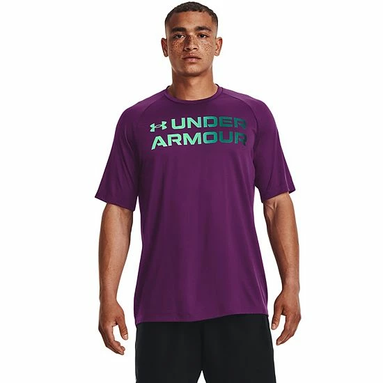 Men's Under Armour Gradient Tech 2.0 Tee Tempered Steel 9 Men's Under Armour Gradient Tech 2.0 Tee Tempered Steel - Image 9