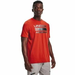 Men's Under Armour Team Issue Logo Tee Radio Red Green -Under Armour SHOP unnamed file 5443