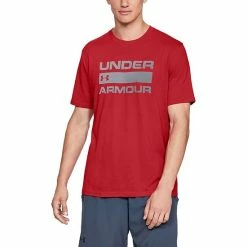 Men's Under Armour Team Issue Logo Tee Radio Red Green -Under Armour SHOP unnamed file 5452