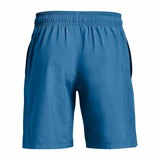 Big & Tall Under Armour Graphic Wordmark Woven Shorts Pitch Gray Red 4 Big & Tall Under Armour Graphic Wordmark Woven Shorts Pitch Gray Red - Image 4