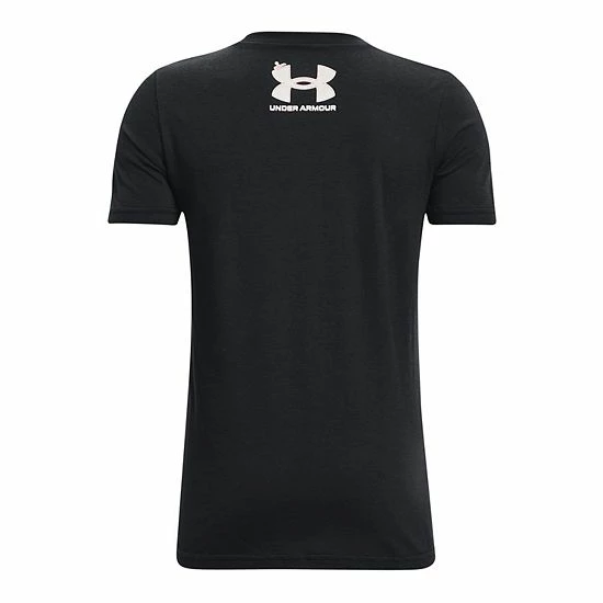 Boys 8-20 Under Armour Endorsed Tee Black 2 Boys 8-20 Under Armour Endorsed Tee Black - Image 2