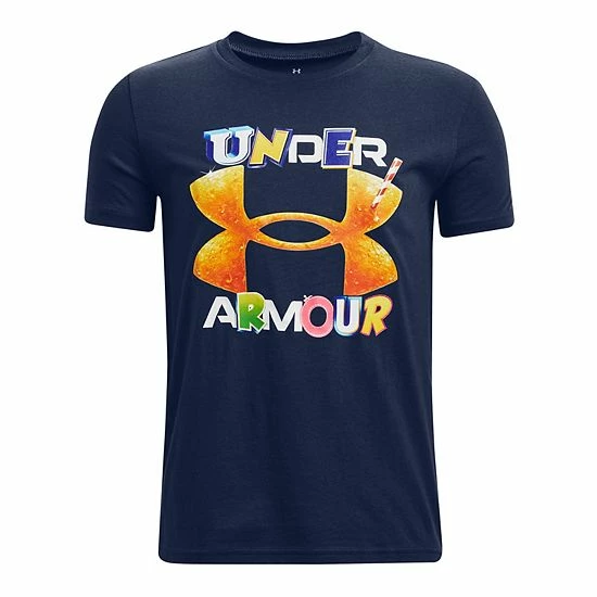 Boys 8-20 Under Armour Endorsed Tee Black 4 Boys 8-20 Under Armour Endorsed Tee Black - Image 4