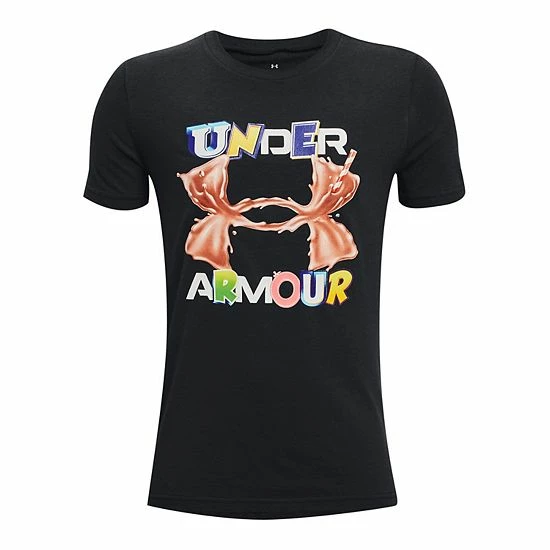Boys 8-20 Under Armour Endorsed Tee Black 5 Boys 8-20 Under Armour Endorsed Tee Black - Image 5