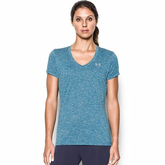 Women's Under Armour Tech™ Twist V-Neck Tee Black 12 Women's Under Armour Tech™ Twist V-Neck Tee Black - Image 12