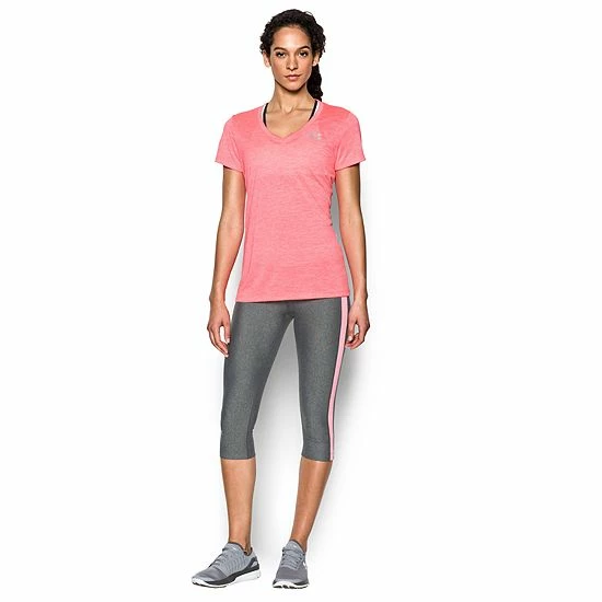 Women's Under Armour Tech™ Twist V-Neck Tee Black 13 Women's Under Armour Tech™ Twist V-Neck Tee Black - Image 13