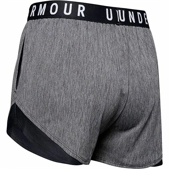 Women's Under Armour Play Up 3.0 Shorts Black Heather 7 Women's Under Armour Play Up 3.0 Shorts Black Heather - Image 7