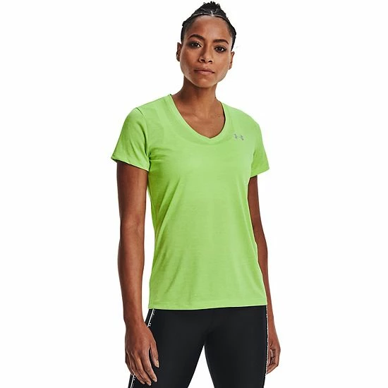 Women's Under Armour Tech™ Twist V-Neck Tee Black 20 Women's Under Armour Tech™ Twist V-Neck Tee Black - Image 20