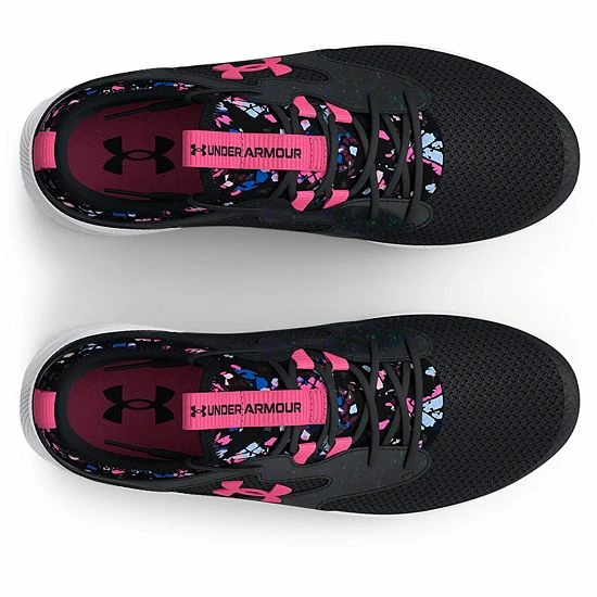 Under Armour UA Infinity 2.0 Big Kids' Printed Running Shoes Black 5 Under Armour UA Infinity 2.0 Big Kids' Printed Running Shoes Black - Image 5