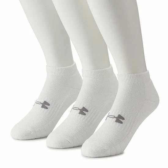 Men's Under Armour 3-pack Low-Cut Training Socks Black 1 Men's Under Armour 3-pack Low-Cut Training Socks Black