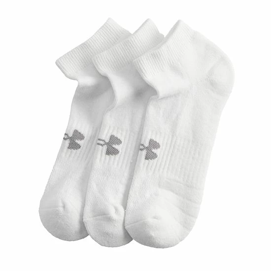Men's Under Armour 3-pack Low-Cut Training Socks Black 3 Men's Under Armour 3-pack Low-Cut Training Socks Black - Image 3