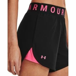 Women's Under Armour Play Up Shorts Black Pink -Under Armour SHOP unnamed file 5627