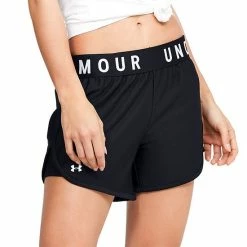 Women's Under Armour Play Up Shorts Black Pink -Under Armour SHOP unnamed file 5629