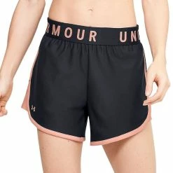 Women's Under Armour Play Up Shorts Black Pink -Under Armour SHOP unnamed file 5638