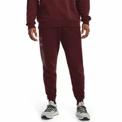 Men's Under Armour Rival Fleece Joggers Chestnut Red