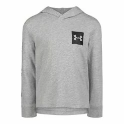 Boys 4-7 Under Armour Streetwear Logo Long Sleeve Hooded Tee