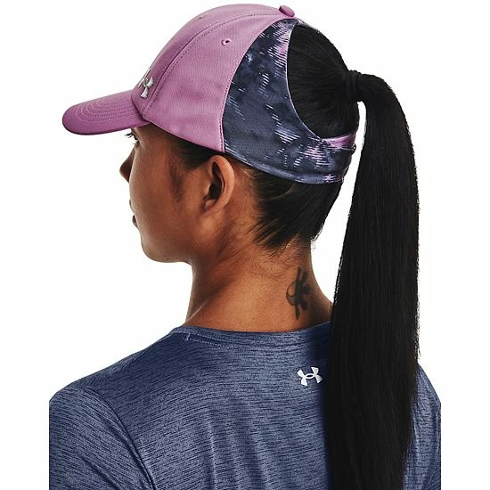 Women's Under Armour Play Up Wrapback Cap Black Pink 3 Women's Under Armour Play Up Wrapback Cap Black Pink - Image 3