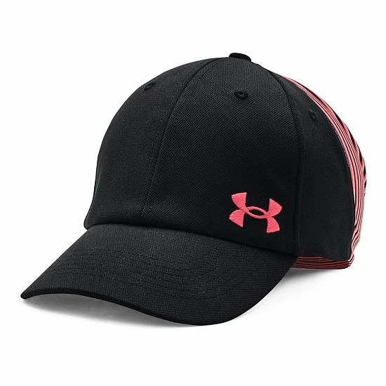 Women's Under Armour Play Up Wrapback Cap Black Pink 5 Women's Under Armour Play Up Wrapback Cap Black Pink - Image 5