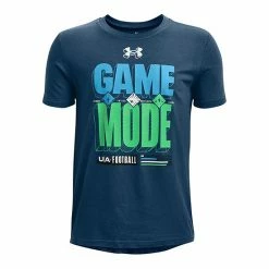 Boys 8-20 Under Armour Game On Football Tee Black