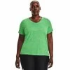 Plus Size Under Armour Tech V-Neck Twist Tee Hushed Pink