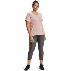 Plus Size Under Armour Tech V-Neck Twist Tee Hushed Pink 22 Plus Size Under Armour Tech V-Neck Twist Tee Hushed Pink -Under Armour SHOP unnamed file 5714